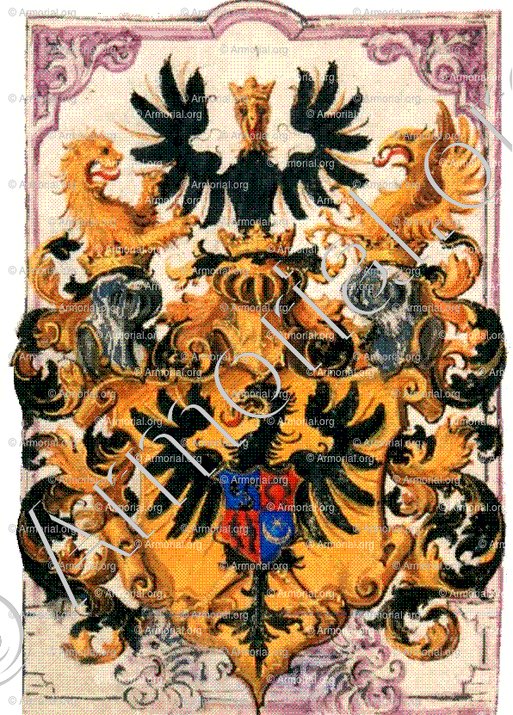 RADZIWIŁŁOWIE_Armoiries de Radziwiłł, données par l'empereur Maximilien I de Habsbourg en 1547._Lituanie