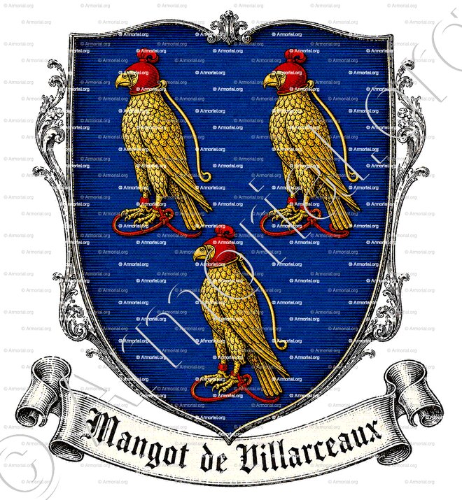 MANGOT DE VILLARCEAUX (alias MANGOT DE VILLERAN)_Poitou, Beauce Paris._France (0)
