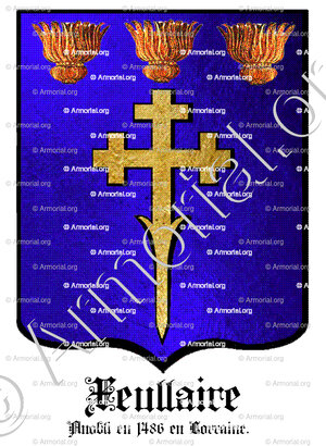 XEULLAIRE_Anobli en 1486 à Nancy. Lorraine_France (i)