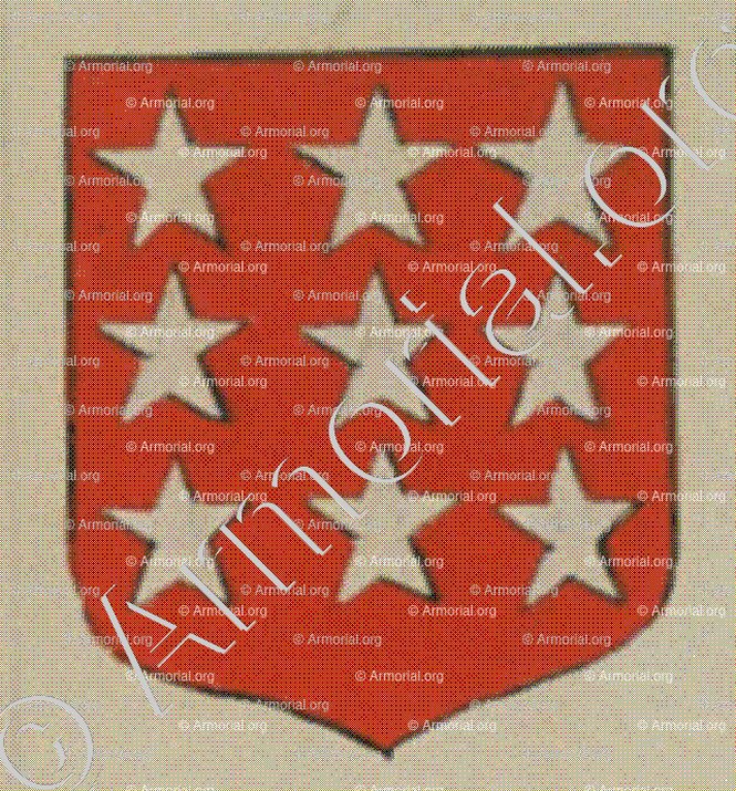 BELER (Alsace)_Blason enregistré sous le règne de Louis XIV_France 