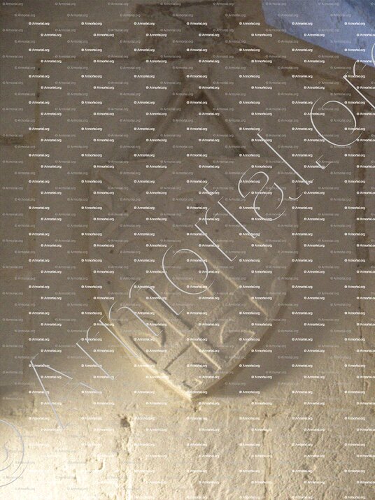 BERTRAND de MAUSSANG_blason de l'abbé B. de M. de 1298 à 1316, Abbaye de Montmajour (Provence)_France
