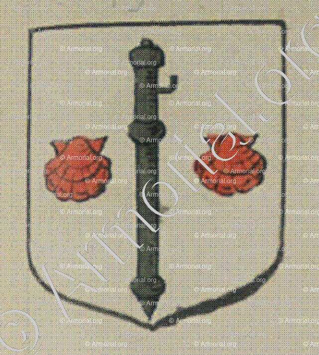 BELGUE (Alsace)_Blason enregistré sous le règne de Louis XIV_France 