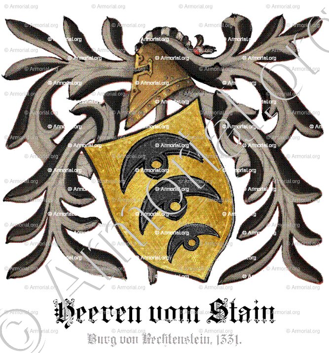 HEEREN vom STAIN_Burg von Rechtenstein, 1331 (Baden-Württemberg)_Deutschland