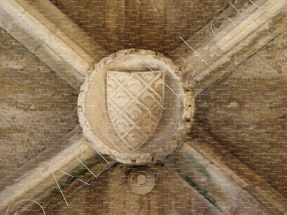 BERTRAND de MAUSSANG_blason sur voûte de la chapelle de l'Abbaye de Montmajour (Provence)_France