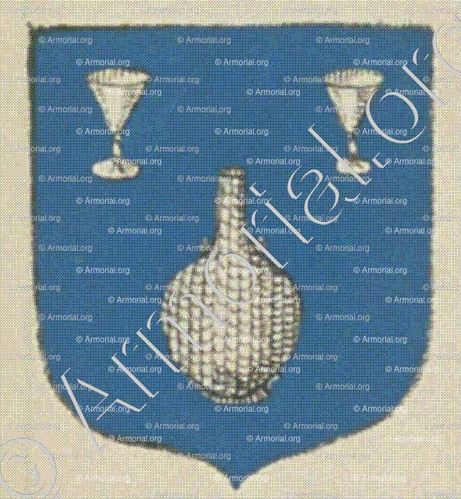 de la VALLADE (La Rochelle)_Blason enregistré sous le règne de Louis XIV._France