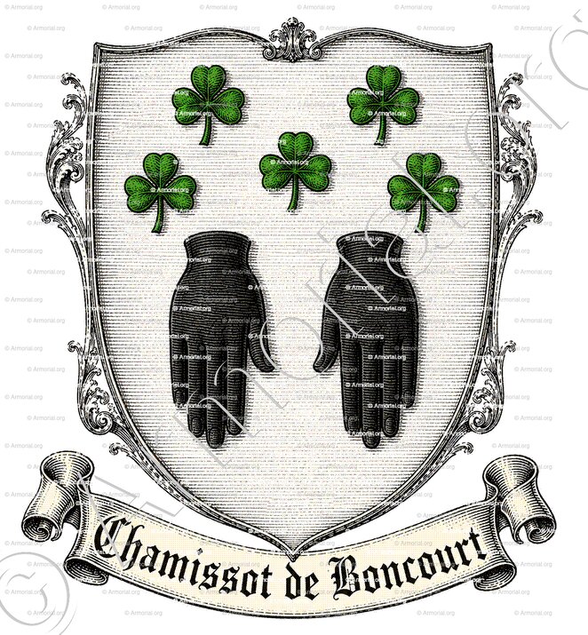 CHAMISSO ou CHAMISSOT DE BONCOURT_Prusse. Org. Lorraine Champagne._France Allemagne
