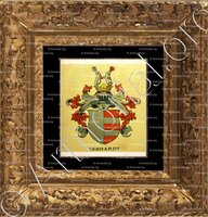 cadre-ancien-or-GEBHARDT_Wappenbuch der Stadt Basel . B.Meyer Knaus 1880_Schweiz