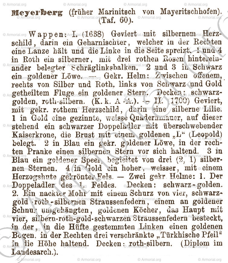 MEYERBERG früher MARINITSCH von MAYERITSCHHOFEN (7).