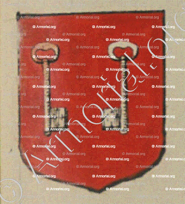 La Communauté des habitants du village d'Hocstat (Hocstett) (Alsace)_Blason enregistré sous le règne de Louis XIV_France 