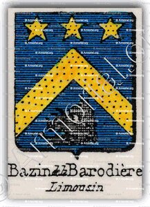 BAZIN de la BARODIÊRE