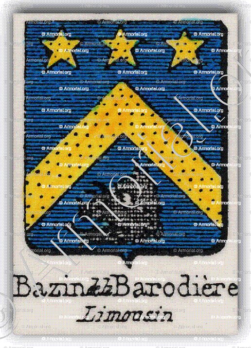 BAZIN de la BARODIÊRE_Limousin_France