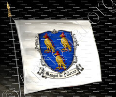 drapeau-MANGOT DE VILLERAN_Poitou, Beauce Paris._France (0)+