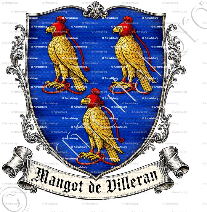 MANGOT DE VILLERAN_Poitou, Beauce Paris._France (0)+