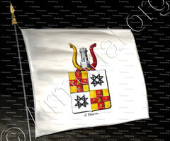 drapeau-D'HAEM_Armorial royal des Pays-Bas_Europe