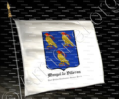 drapeau-MANGOT DE VILLERAN_Poitou, Beauce Paris._France