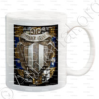 mug-VICHY_Armes de Vichy. Etain1913 et Mosaique. (Bourbonnais)_France (i)