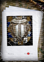 velin-d-Arches-VICHY_Armes de Vichy. Etain1913 et Mosaique. (Bourbonnais)_France (i)