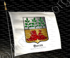 drapeau-HEEREN_Limburg, Noord-Brabant_België, Nederland