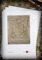 velin-d-Arches-FOIX_armoiries sculptées Pierre de Foix Abbaye de Montmajour (Provence)_France