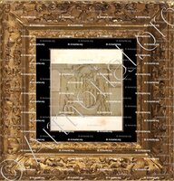 cadre-ancien-or-FUXO_armoiries sculptées de Pétro de Fuxo, abbé de l'Abbaye de Montmajour XIVe s. (Provence)_France