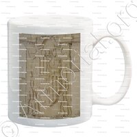 mug-FUXO_armoiries sculptées de Pétro de Fuxo, abbé de l'Abbaye de Montmajour XIVe s. (Provence)_France