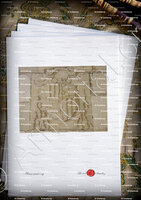 velin-d-Arches-FUXO_armoiries sculptées de Pétro de Fuxo, abbé de l'Abbaye de Montmajour XIVe s. (Provence)_France