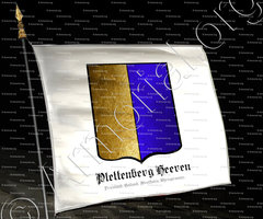 drapeau-PLETTENBERG HEEREN_Friesland, Holland, Westfalen, Rheinprovinz._Nederland, Deutschland.