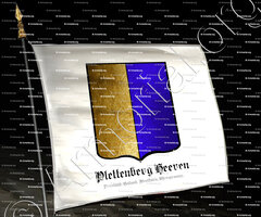 drapeau-PLETTENBERG HEEREN_Friesland, Holland, Westfalen, Rheinprovinz._Nederland, Deutschland.