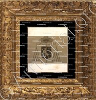 cadre-ancien-or-LOUYS ALLEMAN_armoiries peintes de l'archevêque d'Arles, abbé de l'Abbaye de Montmajour (Provence)_France