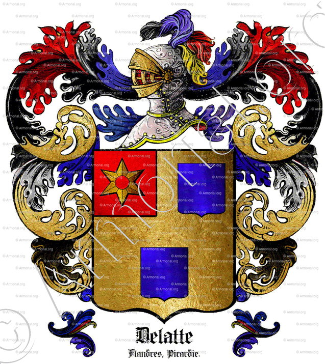 DELATTE_de Latte ou de Latre vers 1580. Flandres, Picardie._France (ii)