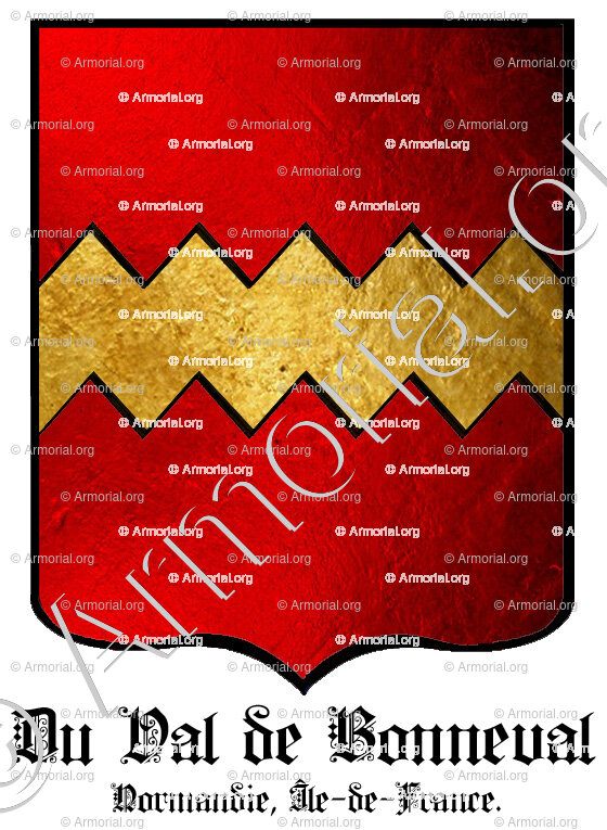 DU VAL de BONNEVAL