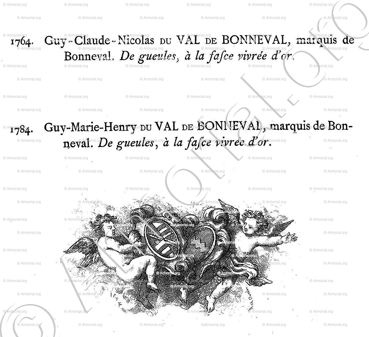 DU VAL de BONNEVAL