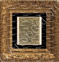 cadre-ancien-or-MONTMAJOUR_armoiries ex libris 1765 de l'Abbaye de Montmajour (Provence)_France