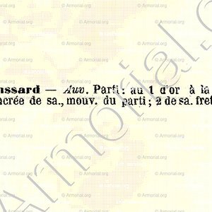 CHAUSSARD_Auvergne (Rietstap_France (i)+