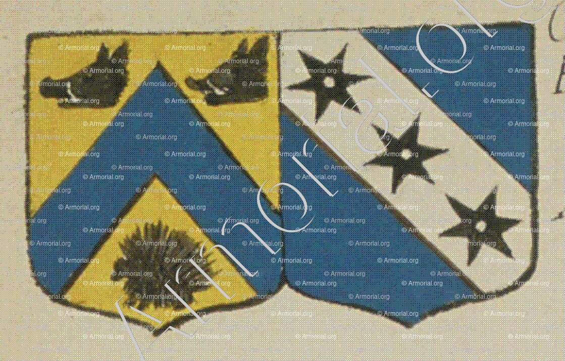 PORCHERON de Ste JAME et BORDIER de FORGE sa femme_Paris_France