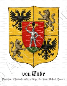 Von ENDE (Prusse, Erzgebirge bohémien, Saxe, Anhalt, Hesse.)