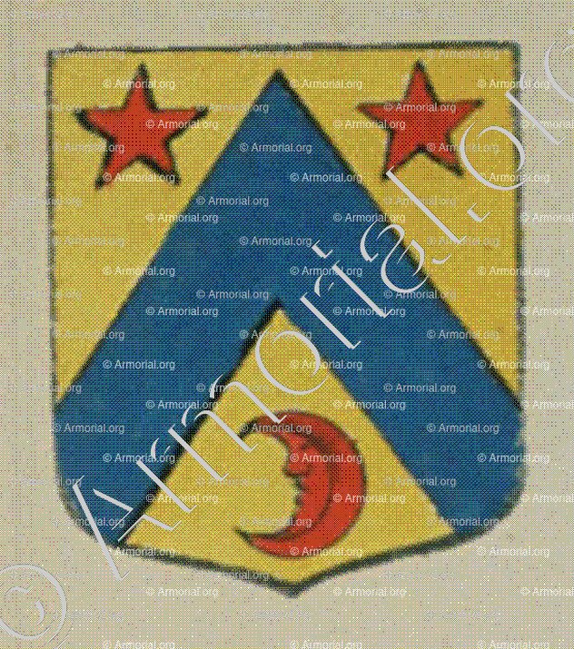 BERAUD (Alsace)_Blason enregistré sous le règne de Louis XIV_France 