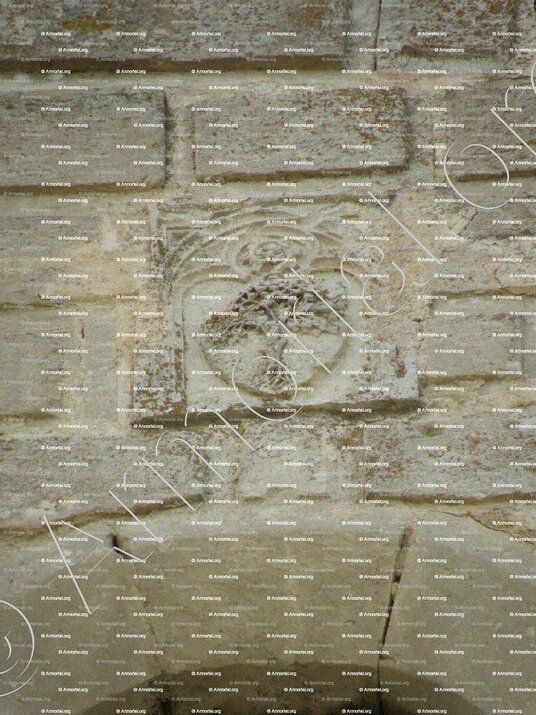 PONS de l'ORME_armoiries sculptées, Abbaye de Montmajour (Provence)_France