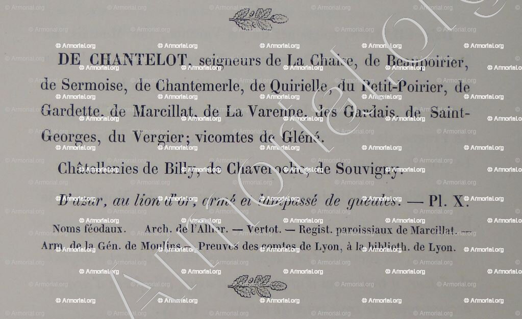De CHANTELOT