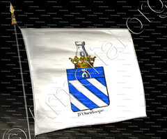 drapeau-D'OUERLOOPE_Armorial royal des Pays-Bas_Europe