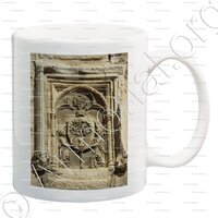 mug-PONS de l'ORME_armoiries scuptées sur la muraille de l'Abbaye de Montmajour (Provence)_France