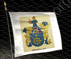 drapeau-GEYMÜLLER_Wappenbuch der Stadt Basel . B.Meyer Knaus 1880_Schweiz