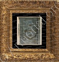 cadre-ancien-or-de BOUBERS_de RAINEVAL_Blason sculpté sur une fontaine d'Abbeville (Picardie)_France