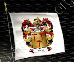 drapeau-MARTEL_Famille originaire de Loudun, plusieurs chevaliers de Malte (Poitou)_France.
