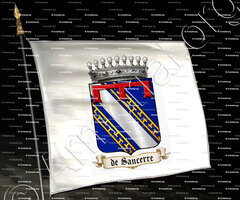 drapeau-SANCERRE (Seigneurs de)_Berry_France ++