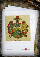 velin-d-Arches-GLATZ_Wappenbuch der Stadt Basel . B.Meyer Knaus 1880_Schweiz