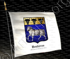 drapeau-BOUTIÈRES_Marquis de Boutières, 1676. Dauphiné_Fance