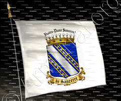 drapeau-SANCERRE (Comtes de)_Berry_France +