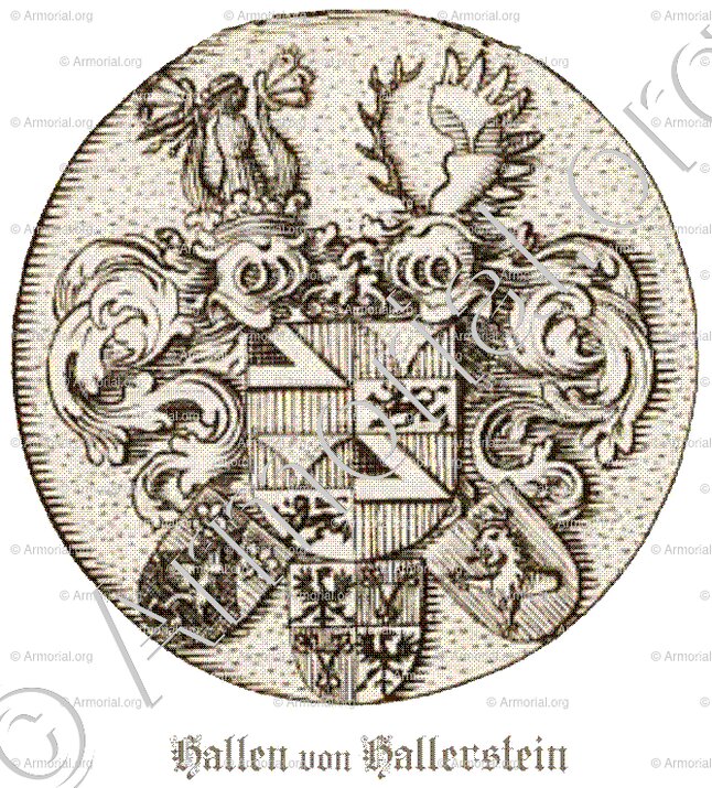 HALLEN von HALLERSTEIN_Bayern, Transilvania._Deutschland, România