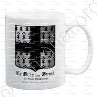 mug-LE GRIS olim GRISÉ_La Haute-Villefranche, Saint-Hilaire. Maine, Nouvelle-France._France, Canada